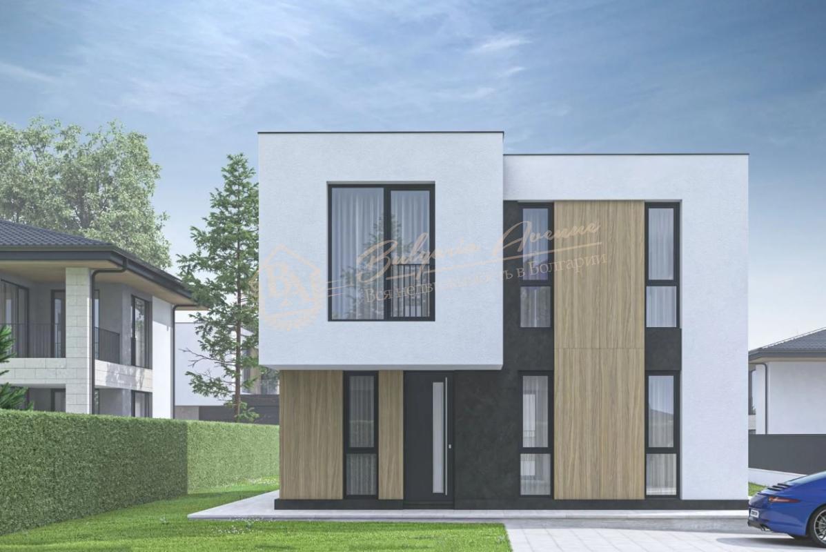 New two-storey house with 3 bedrooms and private courtyard in a cottage complex near Varna