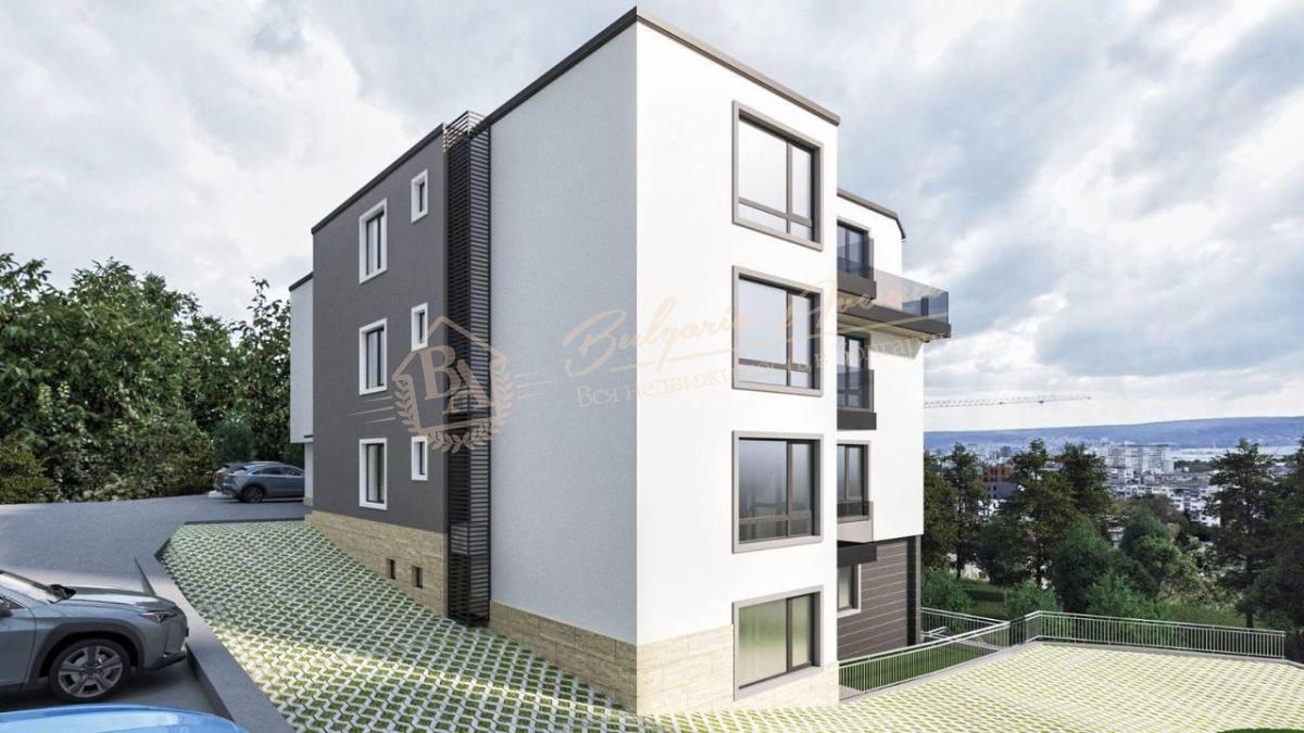 Two-bedroom apartment with sea view in Varna, Briz district
