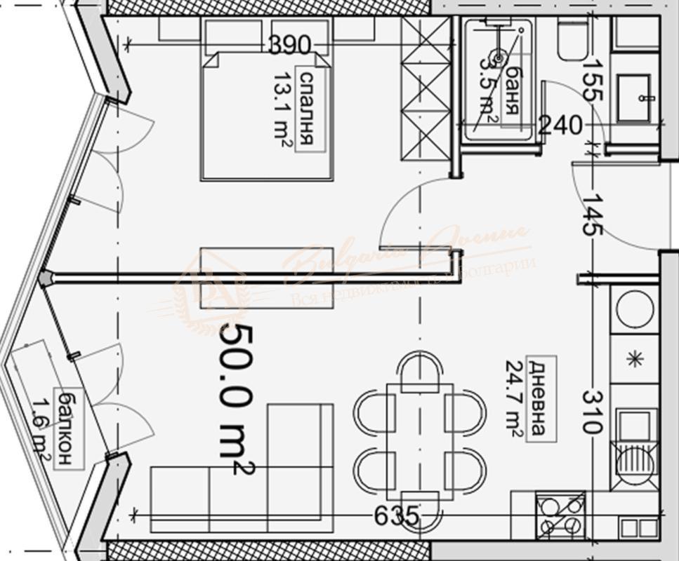 New residential project in Varna, Vladislavovo district - 1-bedroom apartment for sale