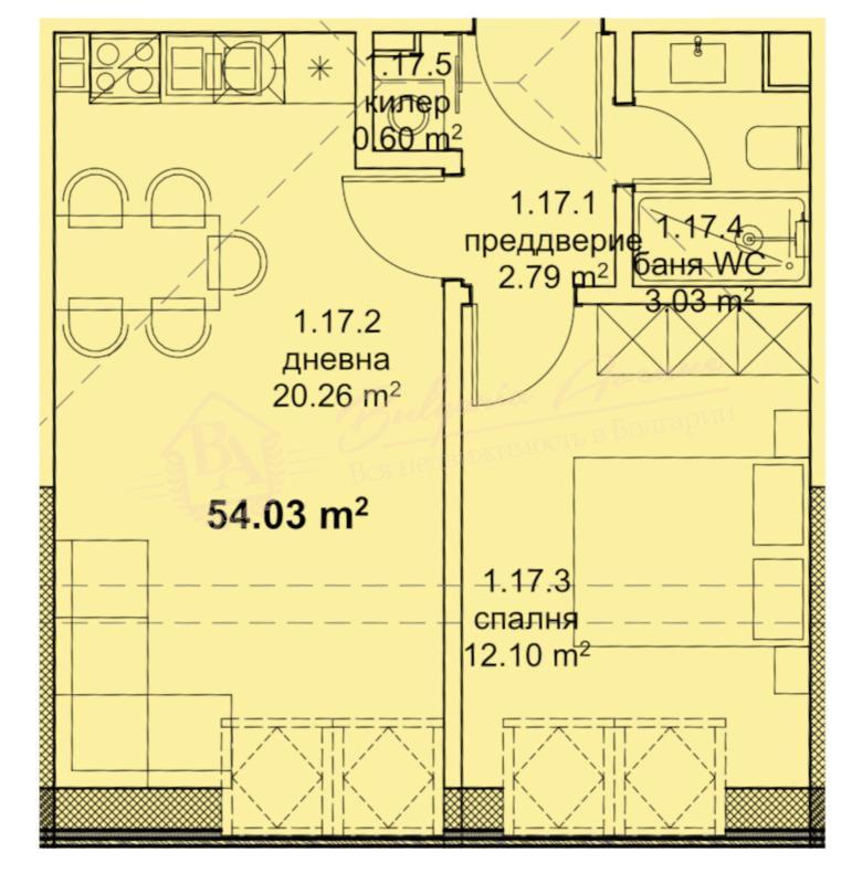 1-Bedroom Apartment in a New Residential Building near Delta Planet Mall in Varna. Instalment Plan Available!