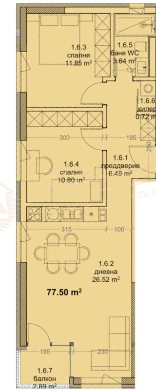 2-Bedroom Apartment in a New Residential Building near Delta Planet Mall in Varna. Instalment Plan Available!