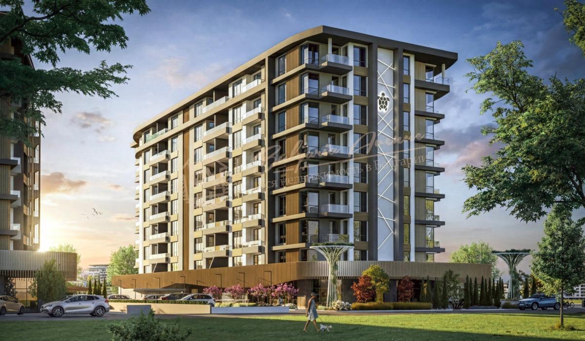 Three-bedroom apartment in a new residential building in the "Horizont" district, Burgas. Under construction. Instalment plan available!